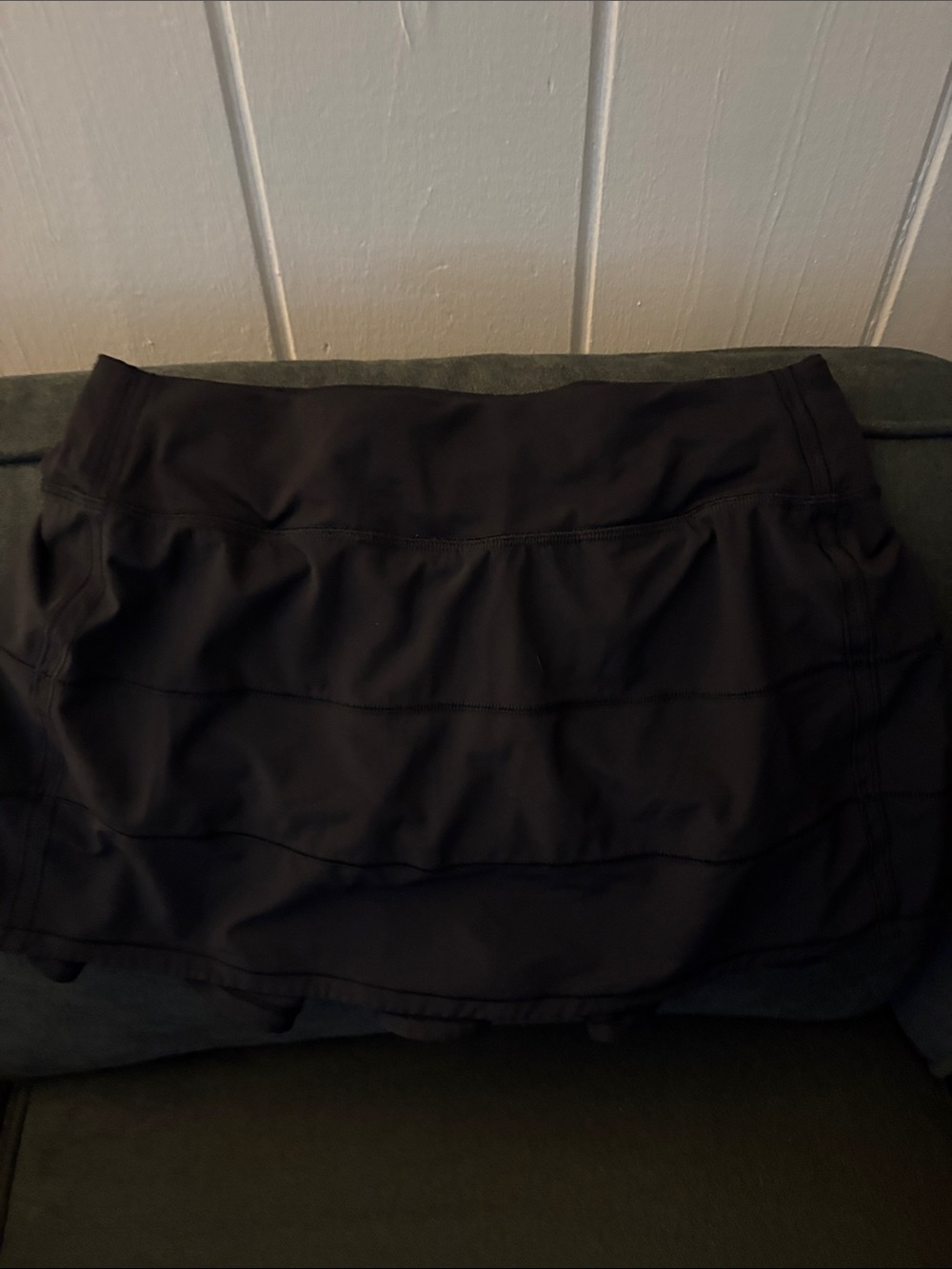 Black Lulu skirt 6 TALL